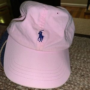 Polo pink baseball cap